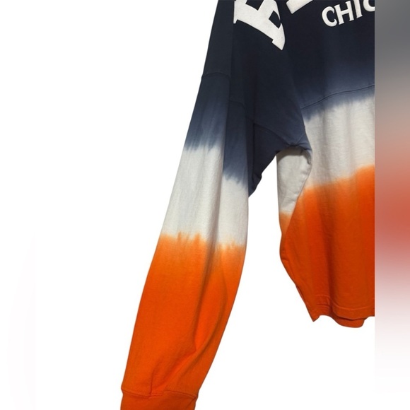 Chicago Bears NFL Pro Line by Fanatics Navy/Orange Spirit Jersey Long Sleeve 2XL - Picture 3 of 6